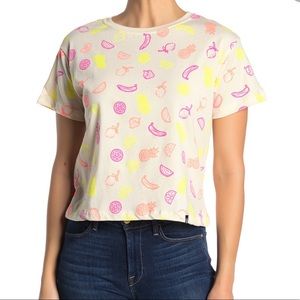 Circle X - fruits crop tee